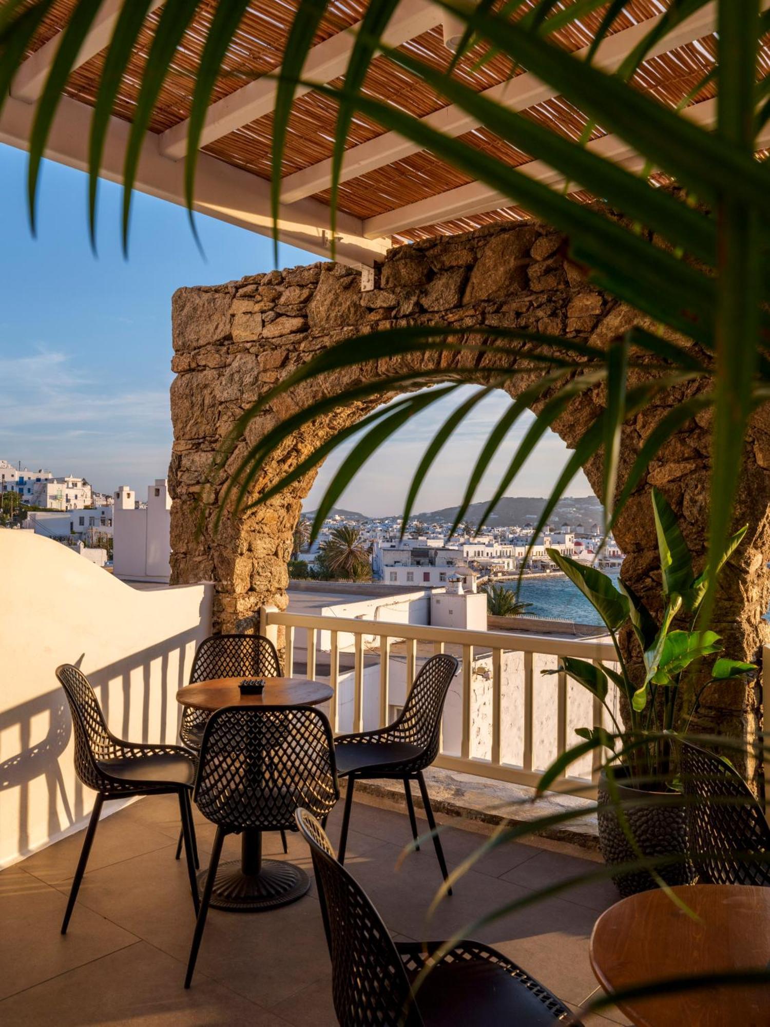 Yalos Hotel Sunset View Mykonos Town Private Rooms Exterior foto